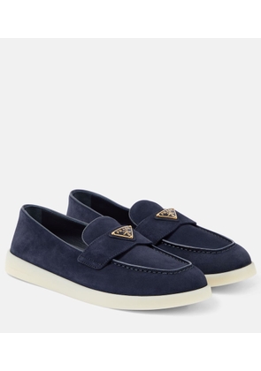 Prada Saint Tropez suede loafers