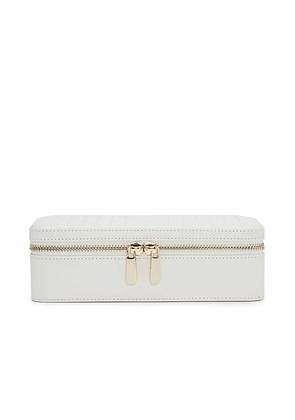 Wolf 1834 Maria Medium Zip Case in White - White. Size all.