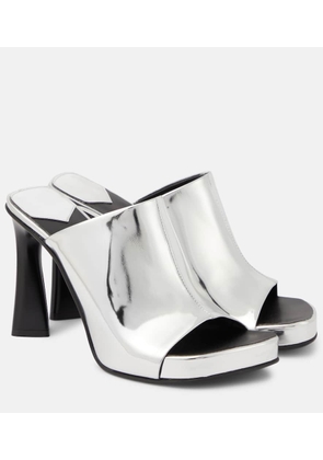 Stella McCartney Elsa mirrored faux leather sandals
