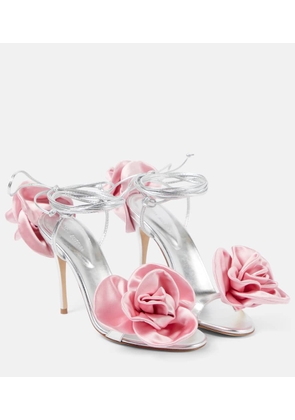 Magda Butrym Floral-applique leather sandals