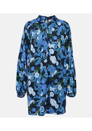 Diane von Furstenberg Silka printed satin minidress