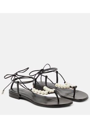 Magda Butrym Faux pearl leather sandals