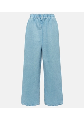 Prada Logo wide-leg jeans