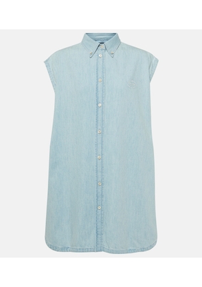 Prada Oversized denim shirt dress