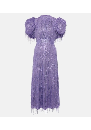 Rotate Noon sequined midi dress