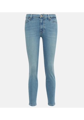 7 For All Mankind Mid-rise skinny jeans