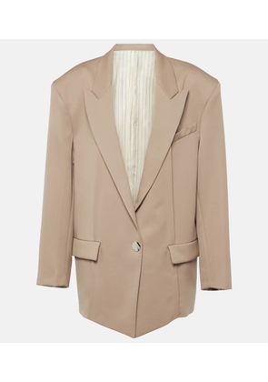 The Attico Oversized wool blazer