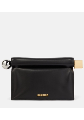 Jacquemus La Pochette Rond Carre leather clutch