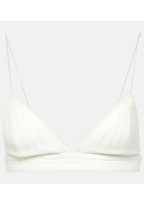 Alex Perry PInstripe LurexÂ® bralette
