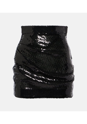 Alex Perry High-rise sequined miniskirt
