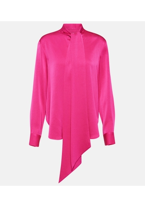 Alex Perry Satin crepe blouse