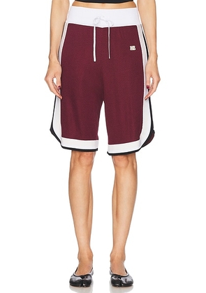 Wales Bonner Rio Short in Bordeaux - Wine. Size M (also in S, XS).