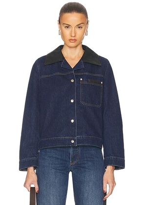 Wales Bonner Sea Denim Jacket in Indigo - Blue. Size S (also in ).