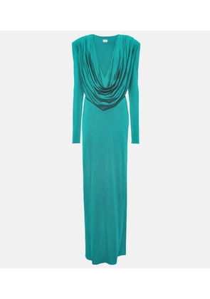 Magda Butrym Draped jersey maxi dress