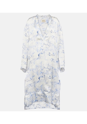 Khaite Brom printed midi dress