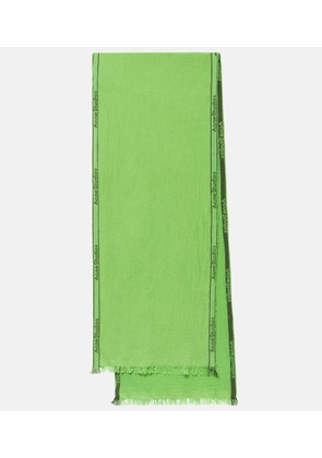 Acne Studios Cotton and linen scarf