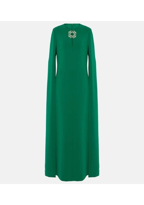 Elie Saab Embellished cady gown