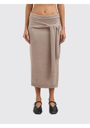 Skirt LEMAIRE Woman color Yellow Cream