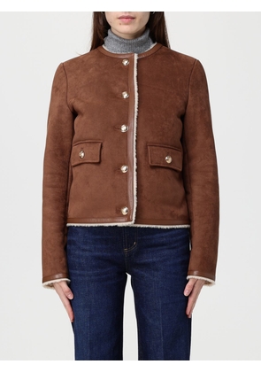 Fur Coat SEMICOUTURE Woman color Brown