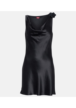 Staud Floral applique minidress