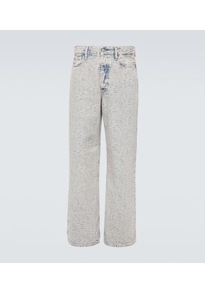 Acne Studios 1981M monogram wide-leg jeans