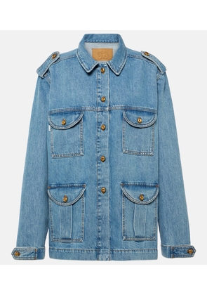 Blaze Milano Sahariana oversized denim jacket