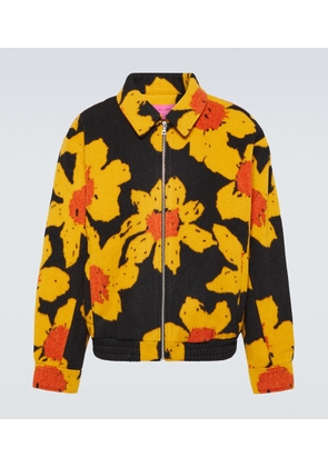 The Elder Statesman Senna wool and cashmere bomber jacket
