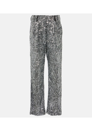 Blaze Milano Fox sequined straight pants