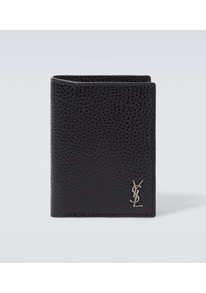 Saint Laurent Tiny Cassandre leather wallet