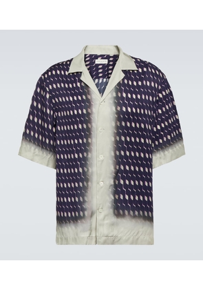 Dries Van Noten Printed bowling shirt