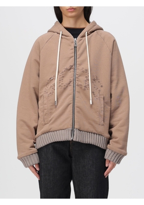 Sweatshirt GCDS Woman color Beige