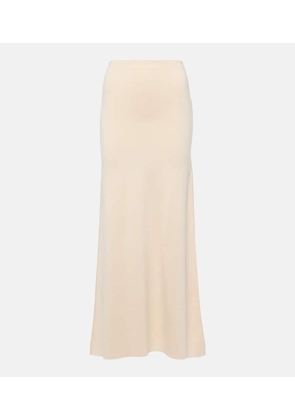 Fforme Robyn wool and cotton-blend maxi skirt