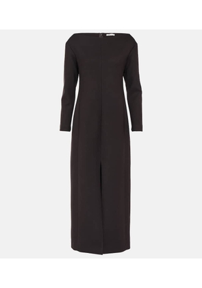 The Row Reysha wool-blend maxi dress