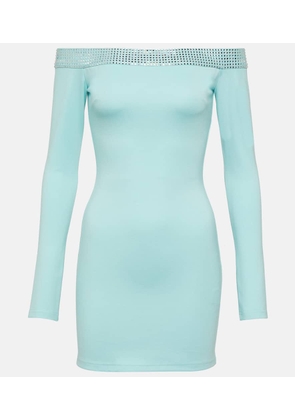 David Koma Crystal-embellished minidress