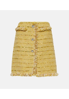 Giambattista Valli Fringed boucle miniskirt