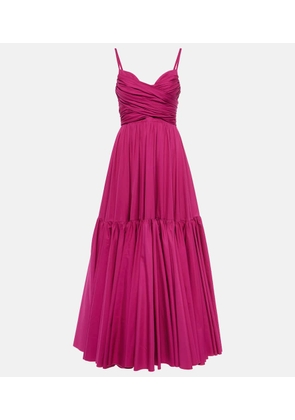 Giambattista Valli Tiered cotton poplin gown