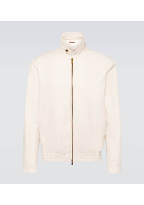 Brunello Cucinelli Cotton-blend gabardine blouson jacket