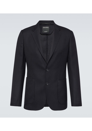 Zegna Single-breasted wool blazer