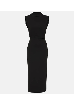 Roland Mouret High neck cady midi dress