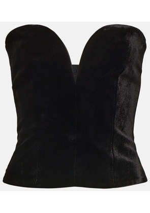 Roland Mouret Velvet bustier