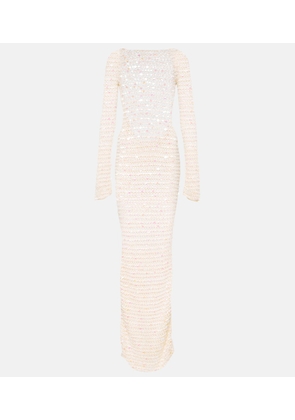 Aya Muse Sequined maxi dress