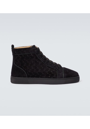 Christian Louboutin Louis suede high-top sneakers