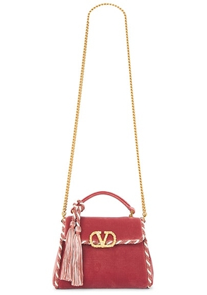 Valentino Garavani V Sling Mini Top Handle Bag in Phard - Pink. Size all.