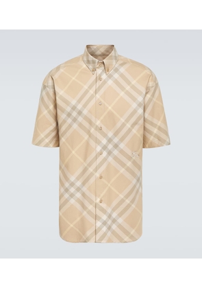 Burberry Burberry Check cotton shirt