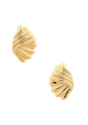 VALERE Irina Earrings in Gold - Metallic Gold. Size all.