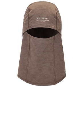 Whitespace Graphene Balaclava in Falcon - Grey. Size all.