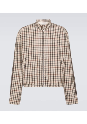 Wales Bonner Path Harrington checked cotton jacket