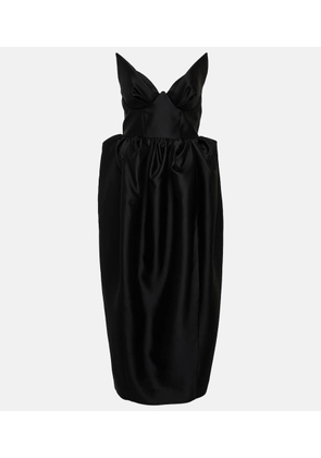 Zimmermann Matchmaker silk and wool midi dress