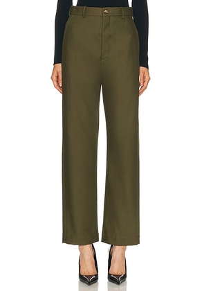 WARDROBE.NYC Drill Trouser in Military - Army. Size M (also in XS, XXS).