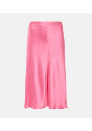 Stella McCartney Satin midi skirt